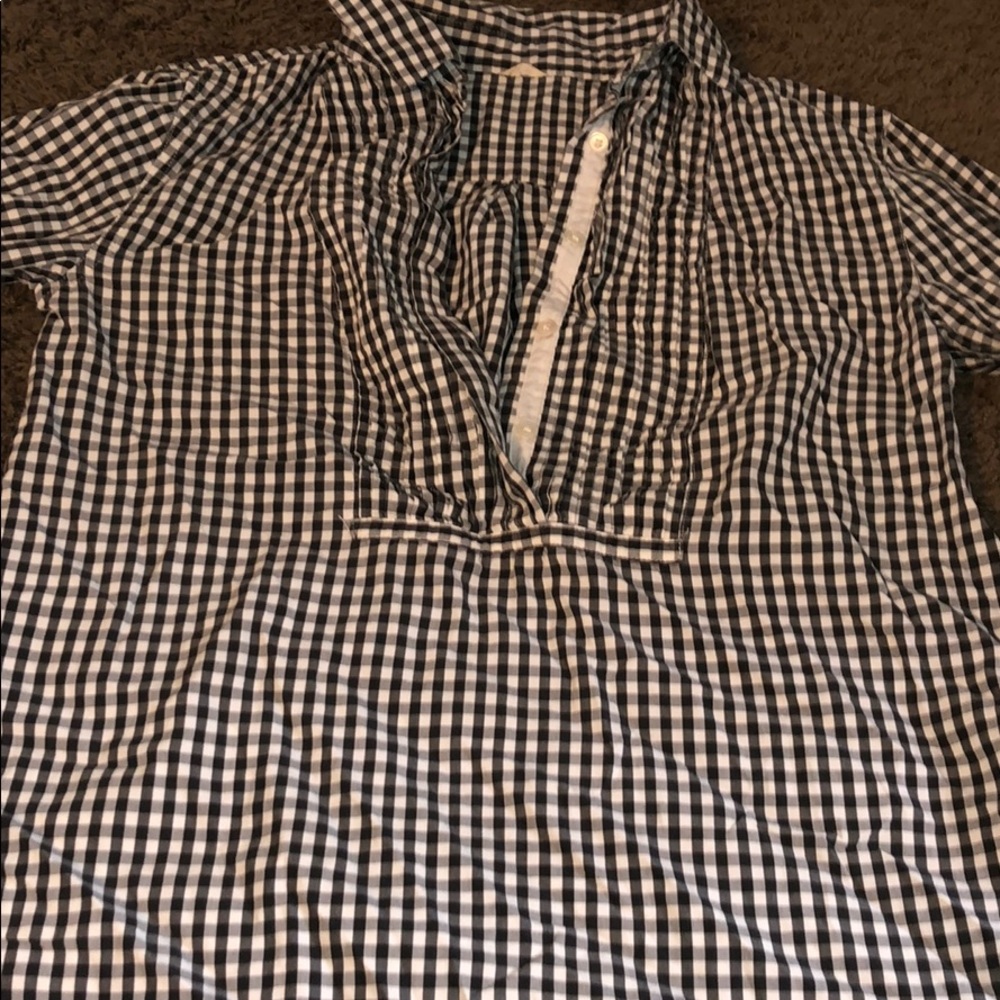 Quarter button flannel